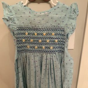 Cotton hand embroidered dress